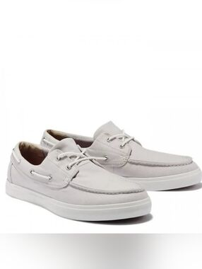 Timberland 2 Eye Boat Shoe Classic Canvas Grey